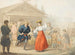 Fiesta al aire libre frente a una taberna - Georg Emmanuel Opitz — vista de la obra