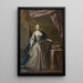 Ulrika Eleonora 1688-1741 - Georg Engelhard Schröder — cuadro enmarcado en la pared