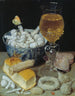 Naturaleza muerta con pan y dulces - Georg Flegel — vista de la obra