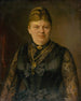Retrato de una mujer - Georg Fleischmann — vista de la obra