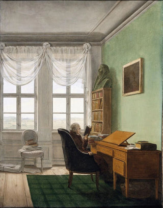 Georg Friedrich Kersting - The Coutchaplain Reinhards Study.webp