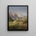 Vista de Heiligenblut - Georg Geyer — cuadro enmarcado en la pared