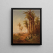 Pilgrims on the Coast - Georg Geyer — framed artwork on a wall