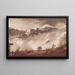 Waterfall of Sarpefoss in Norway - Georg Haas — framed artwork on a wall