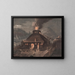 A steel construction - Georg Haas — framed artwork on a wall