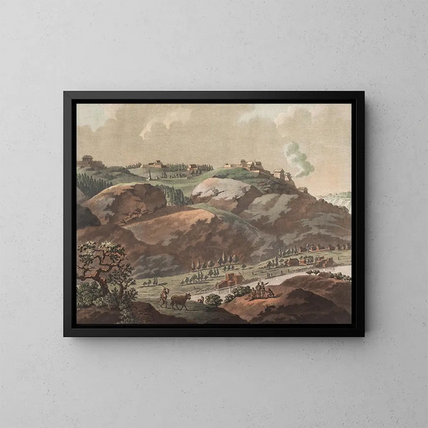 La citadelle de Frideriksteen - Georg Haas — cuadro enmarcado en la pared