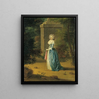 Georg Karl Urlaub - Portrait of Henriette von Holzhausen.webp