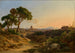 Vista de Roma con San Pedro desde la Villa Doria Pamphili - Georg Kobell — vista de la obra