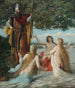 Hagen and the Three Daughters of the Rhine - Georg Kugler — artwork view