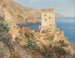 Rocky Coast Painting in Monterosso - Georg Macco — artwork view