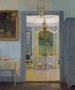 interior con sol de la tarde - Georg Nicolai Achen — vista de la obra
