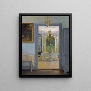 Georg Nicolai Achen - Interior With Afternoon Sun.webp