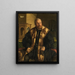 retrato del maestro de la moneda de Nuremberg, Jörg Herz - Georg Pencz — cuadro enmarcado en la pared