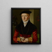 Portrait of a Girl - Georg Pencz — framed artwork on a wall