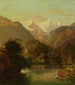 The view of the Jungfrau near Interlaken - Georg Rudolf König — artwork view