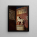 Rincón de un pasillo del museo Thorvaldsen - Georg Seligmann — cuadro enmarcado en la pared