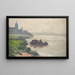 Summer Day by the River - Georg Sommer — framed artwork on a wall