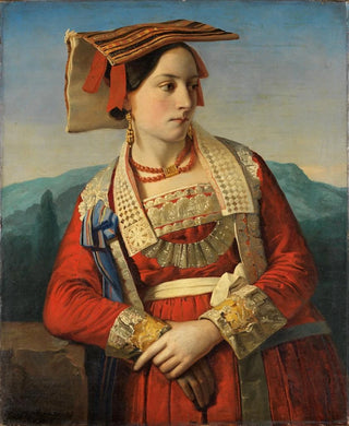 Georg Wilhelm Fasel - Portrait of a young Roman woman.webp
