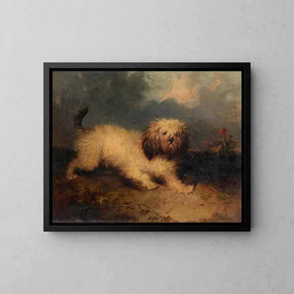 Un perro - George Armfield — cuadro enmarcado en la pared