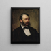 John F. Kensett - George Augustus Baker Jr — cuadro enmarcado en la pared