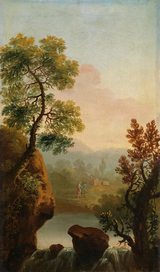 George Barret - Landscape with Figures in the Background.webp