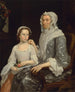 Retrato de una dama mayor y de una niña - George Beare — vista de la obra