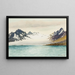Glacier en Isfjorden, Spitsbergen - George Breunich — cuadro enmarcado en la pared