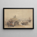 Escena costera con tropas embarcando - George Bryant Campion — cuadro enmarcado en la pared