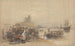 Escena costera con tropas embarcando - George Bryant Campion — vista de la obra