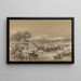 Royal Review Painting at Windsor, Queen Victoria and Khedive Ismaïl Pasha of Egypt, June 26, 1868 - George Bryant Campion — framed artwork on a wall