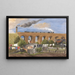 del Viaducto del Ferrocarril de Londres, Chatham y Douvres, S. Mary Cray, Kent, 16 de febrero de 1881 - 15 de diciembre de 1882 - George Buchanan Wollaston — cuadro enmarcado en la pared