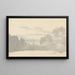 View of Saint-Paul from Greenwich - George Bulteel Fisher — framed artwork on a wall