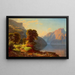 Vista de un lago en las montañas - George Caleb Bingham — cuadro enmarcado en la pared
