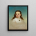 Mademoiselle Julia Eveline Drennon - George Caleb Bingham — cuadro enmarcado en la pared