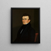 Autorretrato - George Caleb Bingham — cuadro enmarcado en la pared
