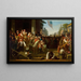 The Verdict of the People - George Caleb Bingham — framed artwork on a wall