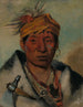 Ah-Yaw-Ne-Tak-Or-Ron a warrior - George Catlin — artwork view