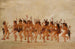 Danza de los mendigos en la desembocadura del río Teton - George Catlin — vista de la obra