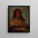 Ch-Tee-Wah-Ne-Che No Heart Chef du groupe Wah-Ne-Watch-To-Nee-Nah - George Catlin — cuadro enmarcado en la pared