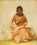 Chee-A-Ex-E-Co Hija de un ciervo sin corazón - George Catlin — vista de la obra