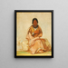 Chee-A-Ex-E-Co Hija de un ciervo sin corazón - George Catlin — cuadro enmarcado en la pared