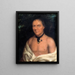 Co-Sne-Boin - George Catlin — cuadro enmarcado en la pared