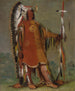Mh-to-th-pa Cuatro Osos Segundo Chef en gran atuendo - George Catlin — vista de la obra