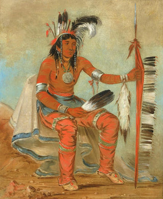 George Catlin - Ondaig The Crow a Dandy.webp