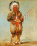 Rw-No-Way-Wh-Krah Loose Pipestem un Brave - George Catlin — vista de la obra