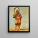Rw-No-Way-Wh-Krah Loose Pipestem un Brave - George Catlin — cuadro enmarcado en la pared
