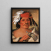Sénèque Steele, un gran libertino - George Catlin — cuadro enmarcado en la pared