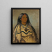 Sha-K-Ka Mint a pretty girl - George Catlin — framed artwork on a wall