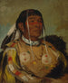 Shacpay, el sexto jefe de los Ojibwés de las Llanuras (Conflicto de casos) - George Catlin — vista de la obra