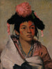 Tcha-Kuk-O-Ko-Mugh Grand Chef un garçon - George Catlin — artwork view